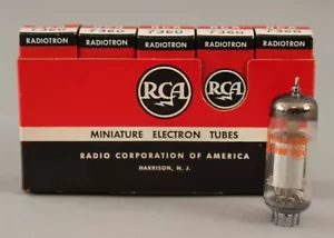 5 Old Stock RCA 7360 Radiotron Miniature Electron Radio Tubes Unused in Box NR - Picture 1 of 7