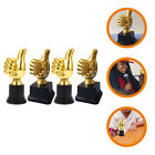 Gold Thumb Up Trophy Set for Sports & Parties - 4Pcs