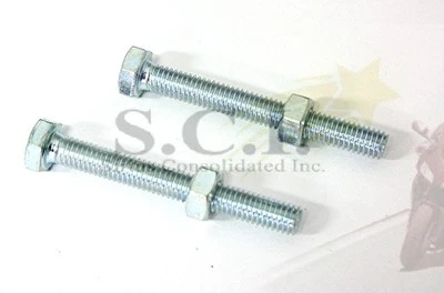 HONDA CB350 CB360 SL350 CB450 CL450 BASCULANTE CADENA PERNOS Y TUERCAS DE AJUSTE Foto 1 de 3