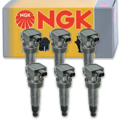 Bobinas de encendido NGK de 6 piezas para Kia Sorento 2007-2018 3,3 L 3,5 L 3,8 L V6 Spark ix Foto 1 de 4
