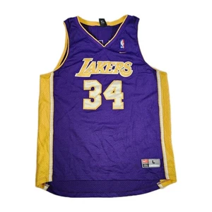 Vintage Nike Shaquille O’Neal Lakers Trikot XXL Lila Gold #34 Y2K NBA Throwback - Bild 1 von 8