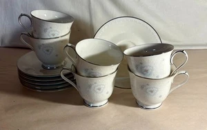 6 Noritake Baldwin Tassen und Untertassen - Bild 1 von 2