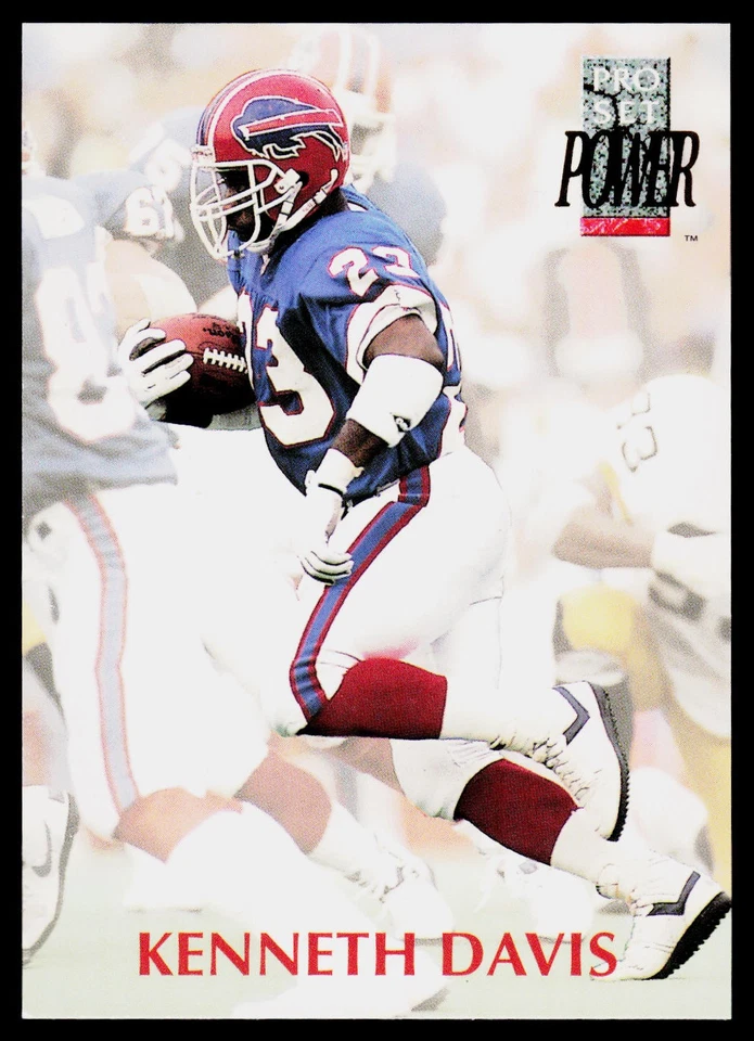 Kenneth Davis, 1992 Pro Set Power, #220, Buffalo Bills, - Image 1 of 2