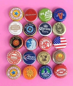 Lot Of 20 Brew Bottles Caps Htf. - Picture 1 of 7