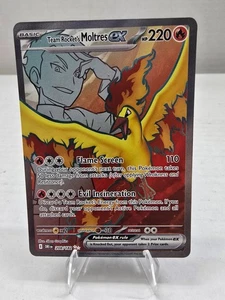 Pokémon Team Rocket's Moltres ex - 208/182 Ultra Raro SV10: Destined Rivals Casi Nuevo - Imagen 1 de 3