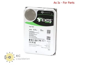 Seagate Exos X24 ST24000NM002H 24TB 3.5" SATA Hard Drive - For Parts AS IS - Picture 1 of 6