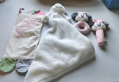 Lote Juguetes Bebé 0-6 Meses Peluche Disney Sonajeros Oso Polar Lovey Elephante Sensorial  Foto 1 de 4