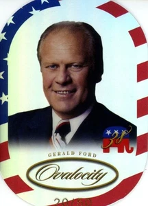 2023 Pieces Of The Past Historical GERALD FORD #362 OVALOCITY #'d /50 - Picture 1 of 2
