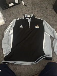 Vintage 2010 Adidas Newcastle United Polar Fleece Sweatshirt Toon Army NUFC - Bild 1 von 5