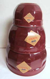 Emile Henry Williams Sonoma France Auberge 3 Nesting Mixing Bowls Set new - Picture 1 of 11