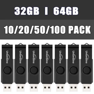 10/20/50/100 x USB2.0 Flash Drive Memory Stick 64 GB 32 GB 16 GB USB Pendrive - Imagen 1 de 12