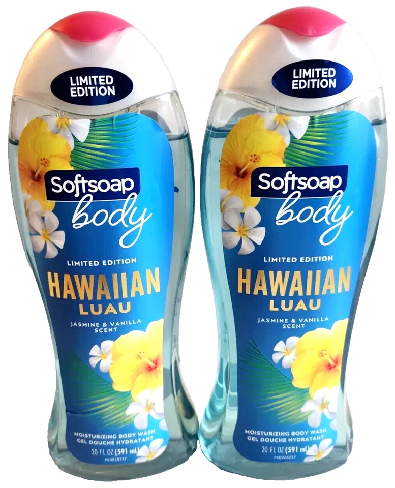(Paquete de 2) Jabón blando - LAVADO CORPORAL HIDRATANTE, Hawaiian Luau - 20 OZ CORREO PRIORITARIO Foto 1 de 1