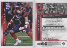 2021 Upper Deck CFL Red /165 Patrick Levels #165