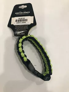 Pulsera de supervivencia Seattle Seahawks Paracord correa deportiva joyería aficionado al fútbol americano de la NFL - Imagen 1 de 4