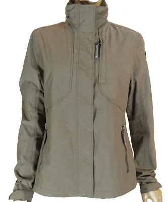 Marca registrada finlandesa 3P de ICEPEAK ~ ¡COMO NUEVA!!~CHAQUETA IMPERMEABLE COSTURAS TAUPE SELLADAS TALLA:8 Foto 1 de 4