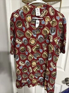 Disney Parks Fort Wilderness Resort 50th Campground Mens Shirt Medium New - Picture 1 of 1
