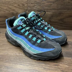 Nike Air Max 95 Shoes 609048 084 Black Blue Grey Cobalt Mens Size 12.5 - Picture 1 of 14