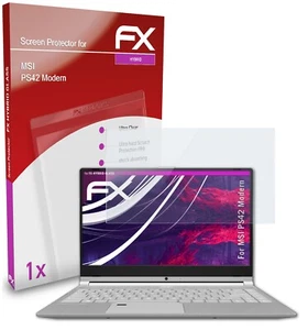 atFoliX Verre film protecteur pour MSI PS42 Modern 9H Hybride-Verre - Photo 1/5