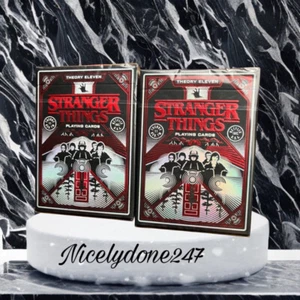Stranger Things Netflix  THEORY 11 Premium Playing Cards Poker Size 2 Decks - Picture 1 of 1