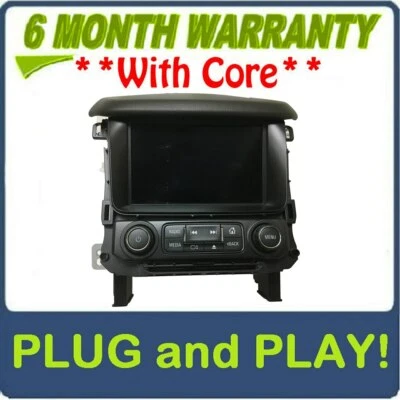 15 - 16 GMC Yukon XL OEM Intellink Pop Up Touch Infotainment Display Monitor Red - Image 1 of 4