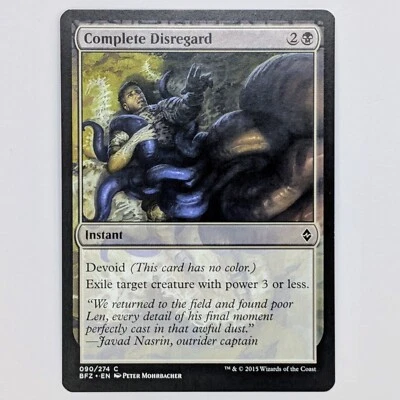 Complete Disregard Battle for Zendikar NM Magic Card MTG - Image 1 of 2
