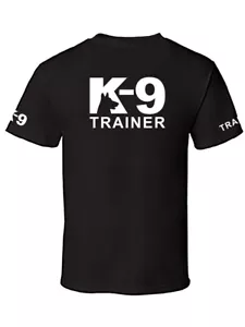 HERREN BEDRUCKT K-9 K9 TRAINER USA FLAGGE POLIZEI SICHERHEIT MASSGESCHNEIDERTES HALLOWEEN T-SHIRT - Bild 1 von 16
