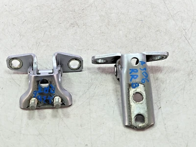 ✅ 08-15 OEM Mitsubishi Evolution bisagra puerta trasera derecha superior inferior plateada Foto 1 de 4