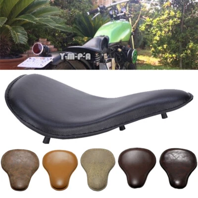 SOLO Motorcycle Seats Soft For Custom Yamaha V Star 1300 1100 950 650 250 Bobber - Image 1 of 4