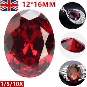 1-10X High Quality 13.89CT BLOOD RED RUBY UNHEATED OVAL CUT AA LOOSE GEMSTONE UK - Picture 1 of 21