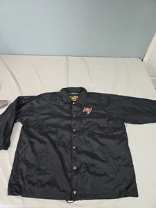 Vintage Men's Buccaneers G-III Sports by Carl Banks Full Button Windbreaker XXL - Picture 1 of 13