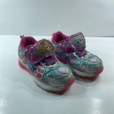 Nickelodeon Paw Patrol Skye Light-Up Pink Blue Glitter Sneakers Toddler Girls 8 
