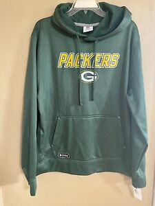 NEW Green Bay Packers Hoodie Sweatshirt Mens L - NWT - NFL TEAM LOGO