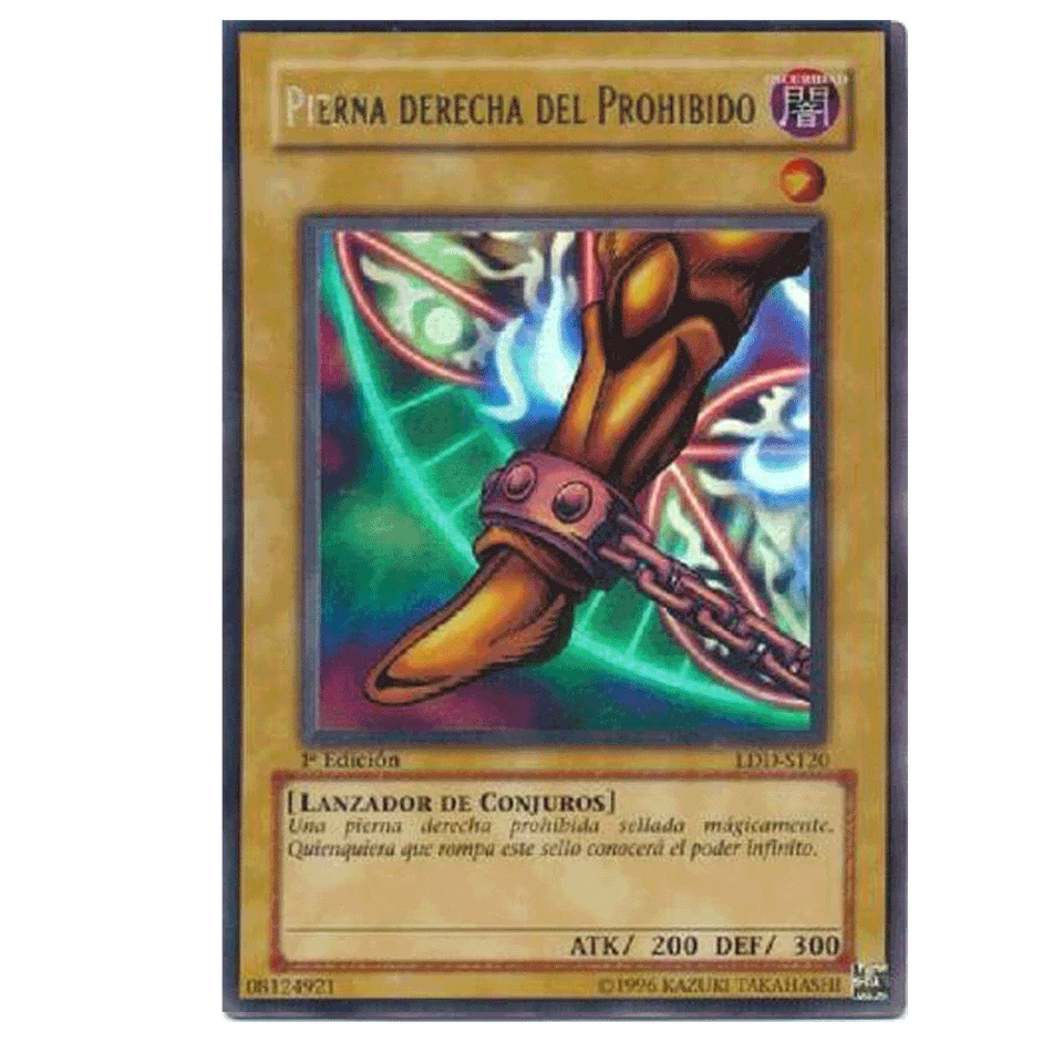 Pierna Derecha del Prohibido LDD-S120 Ultra Rare 1st Edition Spanish - Image 1 of 1