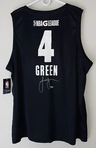 Jalen Green Signed NBA G-LEAGUE Ignite Autograph Jersey Rockets Rookie FANATICS - Picture 1 of 12