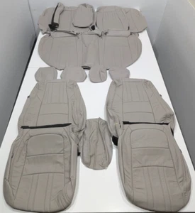 For Honda Accord Sport EX Hybrid Sedan 2018-2022 Gray Leather Seat Covers T239 - Picture 1 of 9