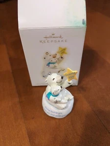 Adorno de Navidad Godchild 2009 oso polar estrella Hallmark - Imagen 1 de 3