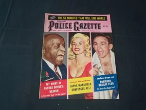 1957 DECEMBER THE NATIONAL POLICE GAZETTE MAGAZINE - JAYNE MANSFIELD - B 5680 - Picture 1 of 4