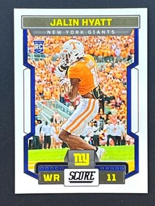 JALIN HYATT RC 2023 Score Football #347 New York Giants - Picture 1 of 2