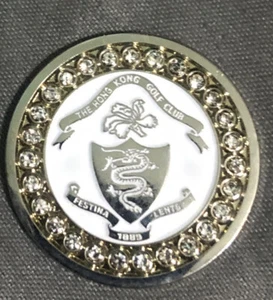 The Hong Kong Golf Club… Golf Ball Marker… Rhinestones!!!! - Picture 1 of 1