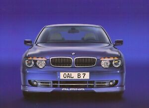 BMW ALPINA B7 E65 Limousine Facelift Prospekt Brochure Hochglanz 2003  AKx