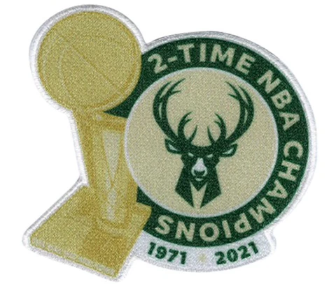 Milwaukee Bucks 2-Time NBA Champions Trophy Ring Limited Patch collector edition Cover