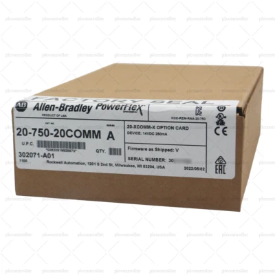 100% New Allen Bradley 20-750-20COMM PowerFlex 750 Series Drives - Image 1 of 3