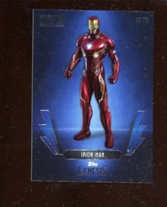 2025 Topps Disney Genesis Iron Man Blue Parallel 46/75 - Picture 1 of 2