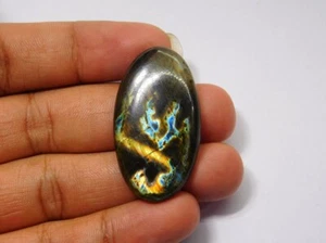 Labradorite Stone Natural Spectrolite Multi Cabochon Gemstone 59 Cts. ME-8538 - Picture 1 of 3