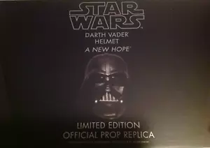 EFX Darth Vader Helm Limited Edition Star Wars A New Hope 01111009 mit COA - Bild 1 von 8