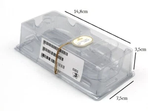 New Omega Watch Case ORIGINAL Single Slot Transparent Plastic Case - Picture 1 of 8