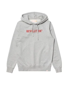 BNWT Revolution of 1995 - Men's Gray Organic Cotton Hooded Sweatshirt - Picture 1 of 6