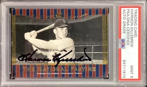 Harmon Killebrew Signed 2001 Upper Deck #76 Card Twins Autograph PSA/DNA Auto 9 - Picture 1 of 2