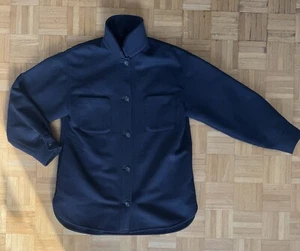 UNIQLO DAMEN HEMDJACKE OVERSIZED Gr. S JACKE DUNKELBLAU - Bild 1 von 12