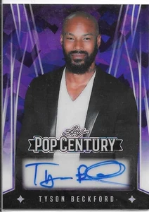 Tyson Beckford Pop Century Signatures Signed Card 1 of 6 - Picture 1 of 2